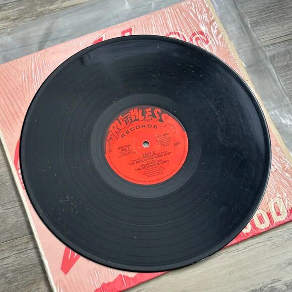 EAZY E THE BOYZ N THE HOOD 12" SINGLE Ruthless Records ORIGINAL HIP HOP NWA DRE - Picture 6 of 6